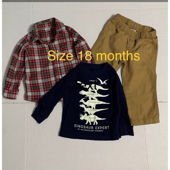 Boys Carters 3 piece lot size 18 months - Picture 1 of 11